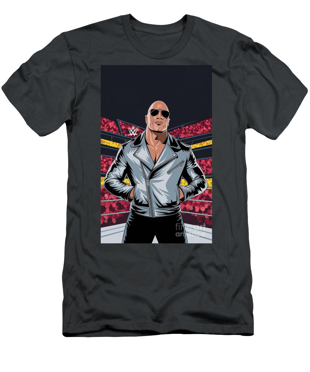 91 Dwayne Johnson the Rock Meghaoui Abdellah T-Shirt