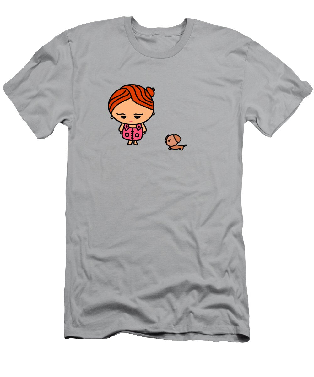 A Beachside Walk Barefoot Bodeez Art T-Shirt
