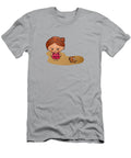 A Beachside Walk Chibi Style with Girl and Dog Barefoot Bodeez Art T-Shirt