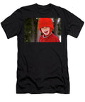 A Cute Young Boy Laughing and Making Corey Rich T-Shirt
