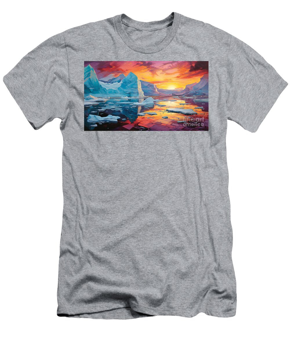 A Dramatic Portrayal of the Antarctic Wildernes D B Be B Ffb By Asar Studios Artistic Rifki T-Shirt