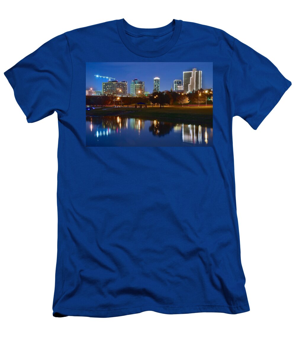 A Fort Worth Night Frozen in Time Fine Art Photography T-Shirt
