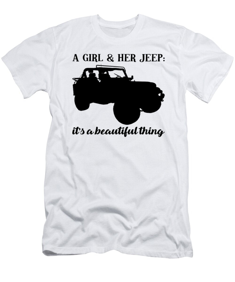 A Girl and Her Jeep Tinh Tran Le Thanh T-Shirt