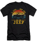 A Girl Her Dog and Her Jeep Vintage Tinh Tran Le Thanh T-Shirt