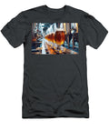 A Glass of Beer Is Placed on Top of a Wooden Table in a Brewery Joaquin Corbalan T-Shirt