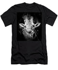 A Goofy Giraffe Sticks Out Its Tongue Derrick Neill T-Shirt