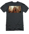 A Group of Young Women Celebrate a Milestone By Raising Glasses of Champagne Laughing and Cheering They Are Dressed in Elegant Attire and Pose Against a Backdrop of City Lights Arpan Bhatia T-Shirt
