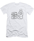 A Man Tipping the Scales of Justice in His Own Favour Chris Madden T-Shirt