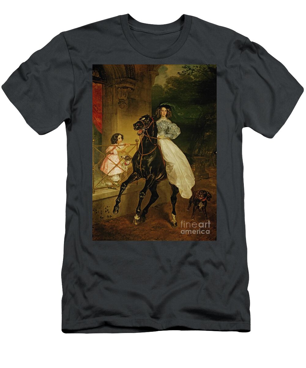 A Rider Karl Bryullov1832 Artistic Rifki T-Shirt