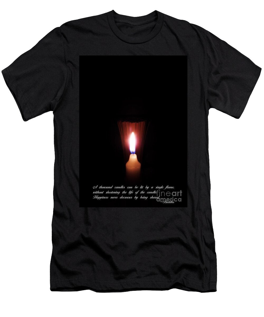 A Single Flame Text Renee Trenholm T-Shirt