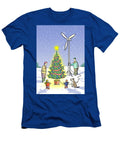 A Wind Turbine Generating the Electricity for a Christmas Chris Madden T-Shirt