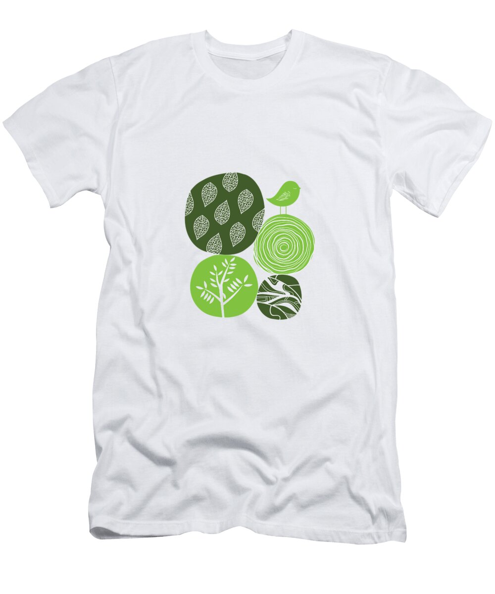 Abstract Nature Green Bekare Creative T-Shirt