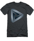 Abstract Optical Illusion Steel Bars Retrographs T-Shirt