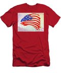 Abstract Painted American Flag Stefano Senise T-Shirt