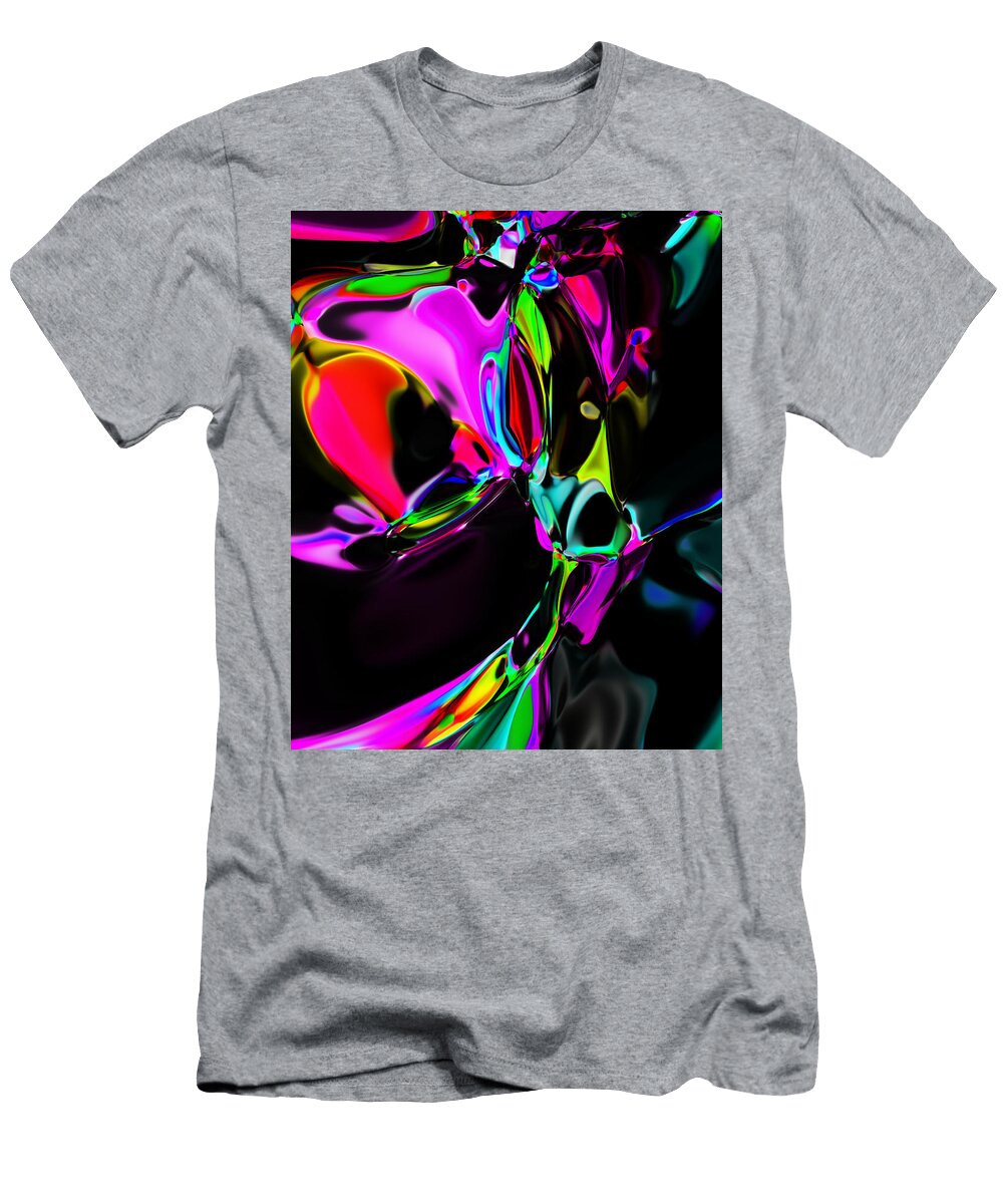 Abstract the Smiling Heart Moans Humanity Martin Stark T-Shirt