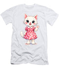 Adorable Kitten in Polka Dot Dress John Lutheran T-Shirt