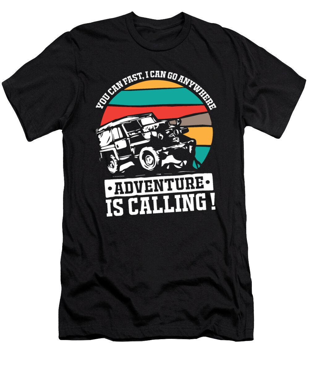 Adventure Is Calling 4x4 Offroad Vintage Tinh Tran Le Thanh T-Shirt