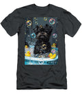 Affenpinscher Dog Enjoying a Bubbly Bathtub Scene Adrien Efren T-Shirt