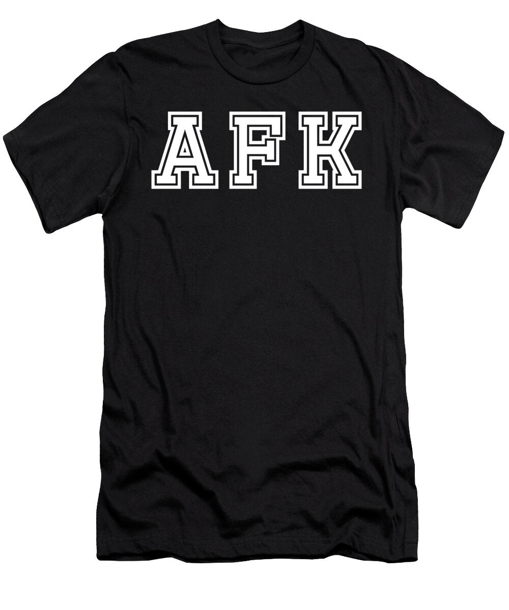 Afk Nerd Console Computer Video Player Gift Thomas Larch T-Shirt