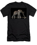African Elephant At Water At Night Zimanga Game Reserve Ann Steve Toon Natureplcom T-Shirt