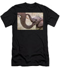 African Elephant Calf and Adult Trunk Zimanga Game Ann Steve Toon Natureplcom T-Shirt