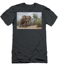 African Elephant Carrying a Tree Branch with Its Trunk Ann Steve Toon Natureplcom T-Shirt