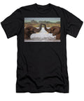 African Elephants in Water Trunks Touching Zimanga Game Ann Steve Toon Natureplcom T-Shirt