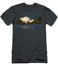 African Spoonbill Feeding in Shallow Water Zimanga Game Ann Steve Toon Natureplcom T-Shirt