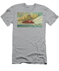 Air Ship Airship on the Long Course L4 Historic Illustrations T-Shirt