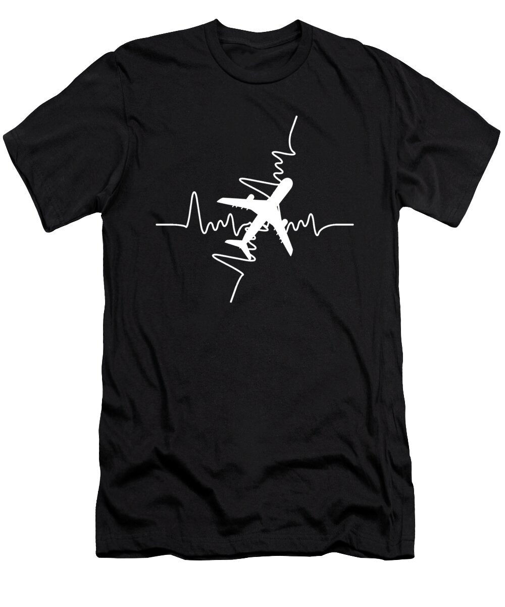Air Traffic Controller Aircraft Control Airplane Airfield Radar Checker Thomas Larch T-Shirt