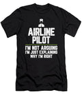 Air Traffic Controller Im Not Arguing Im Just Explaining Why Im Right Air Traffic Controller Gift Funny Novelty Gag Gift Office Desk Boss Gift Orange Pieces T-Shirt