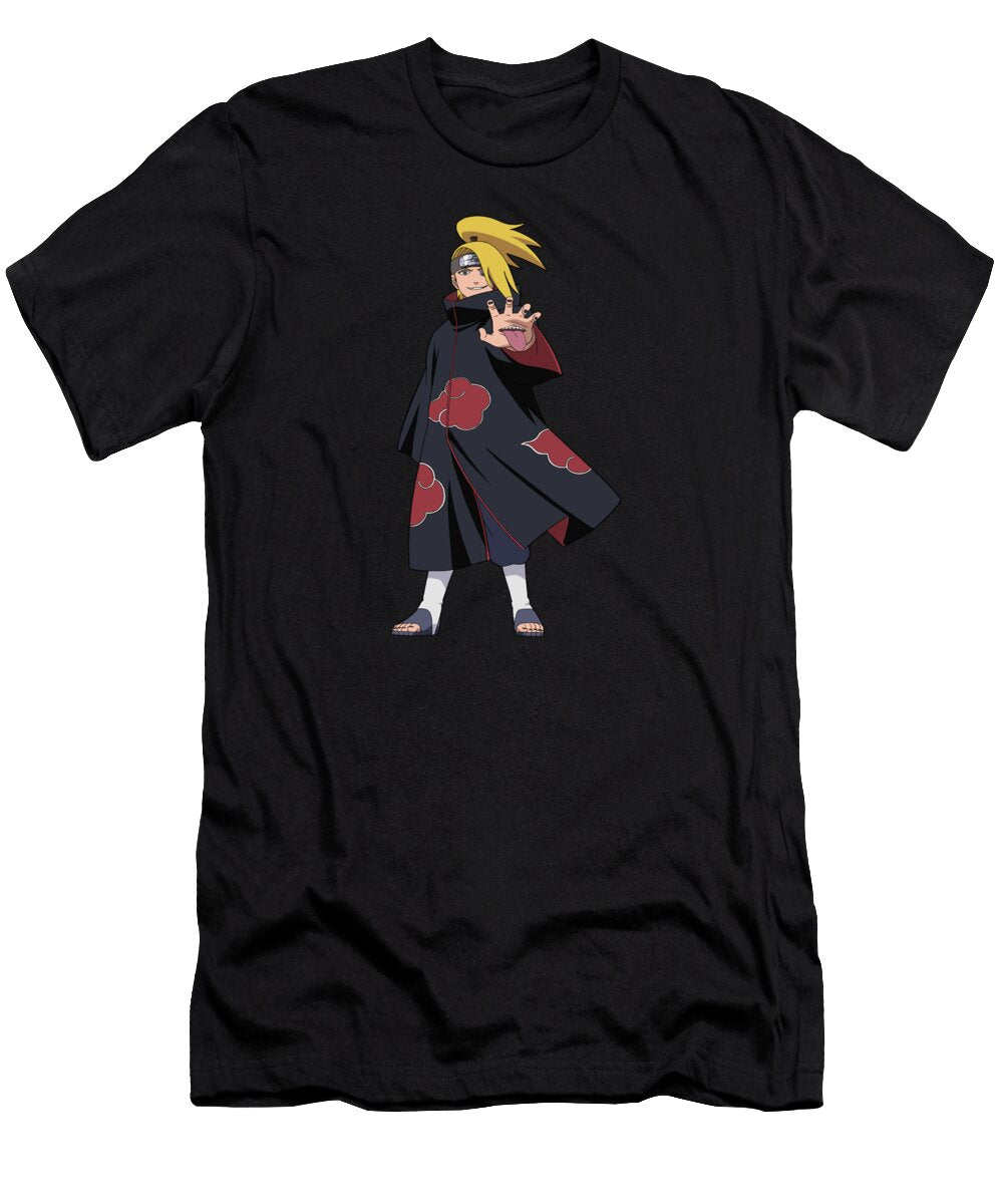 Akatsuki Deidara Naruto Victoria Carroll T-Shirt