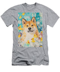 Akita Dog Enjoying a Bubbly Bath Adrien Efren T-Shirt
