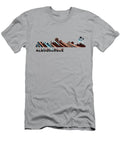 Albuquerque Skyline on Blue Elisabeth Lucas T-Shirt