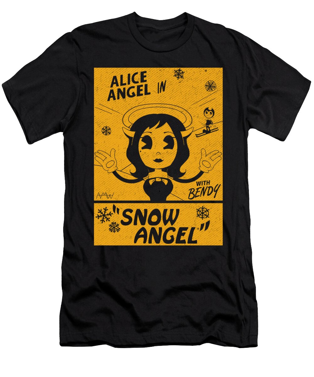 Alice Angle with Bendy Snow Angel Gestia Meliana T-Shirt