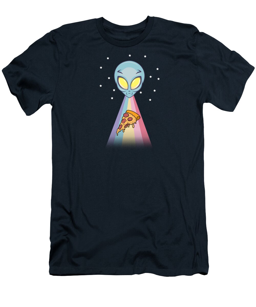 Aliens Pizza Mark Ashkenazi T-Shirt