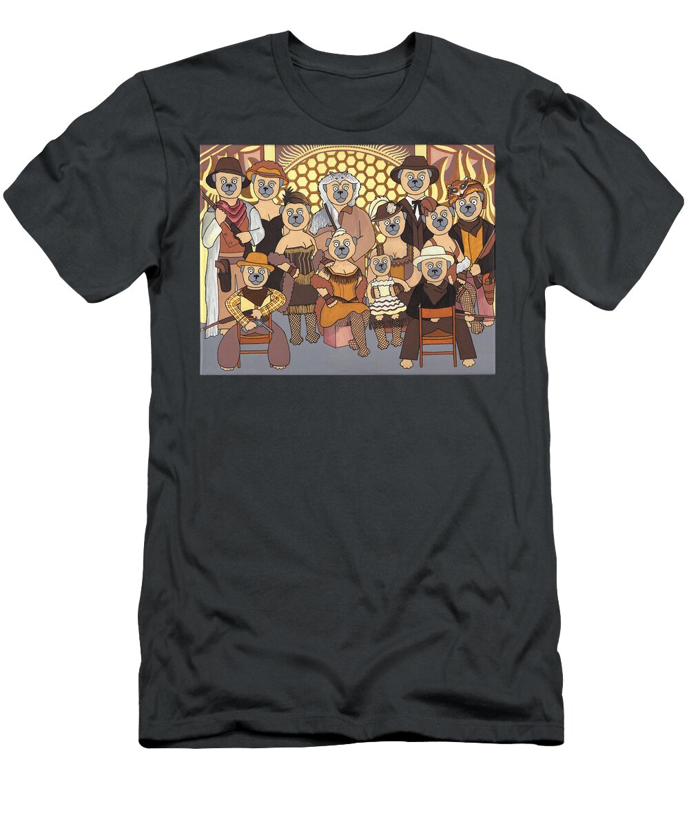 All Canine on the Western Front Lady Beaver T-Shirt