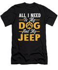 All I Need Is My Dog and My Jeep Gift Tinh Tran Le Thanh T-Shirt