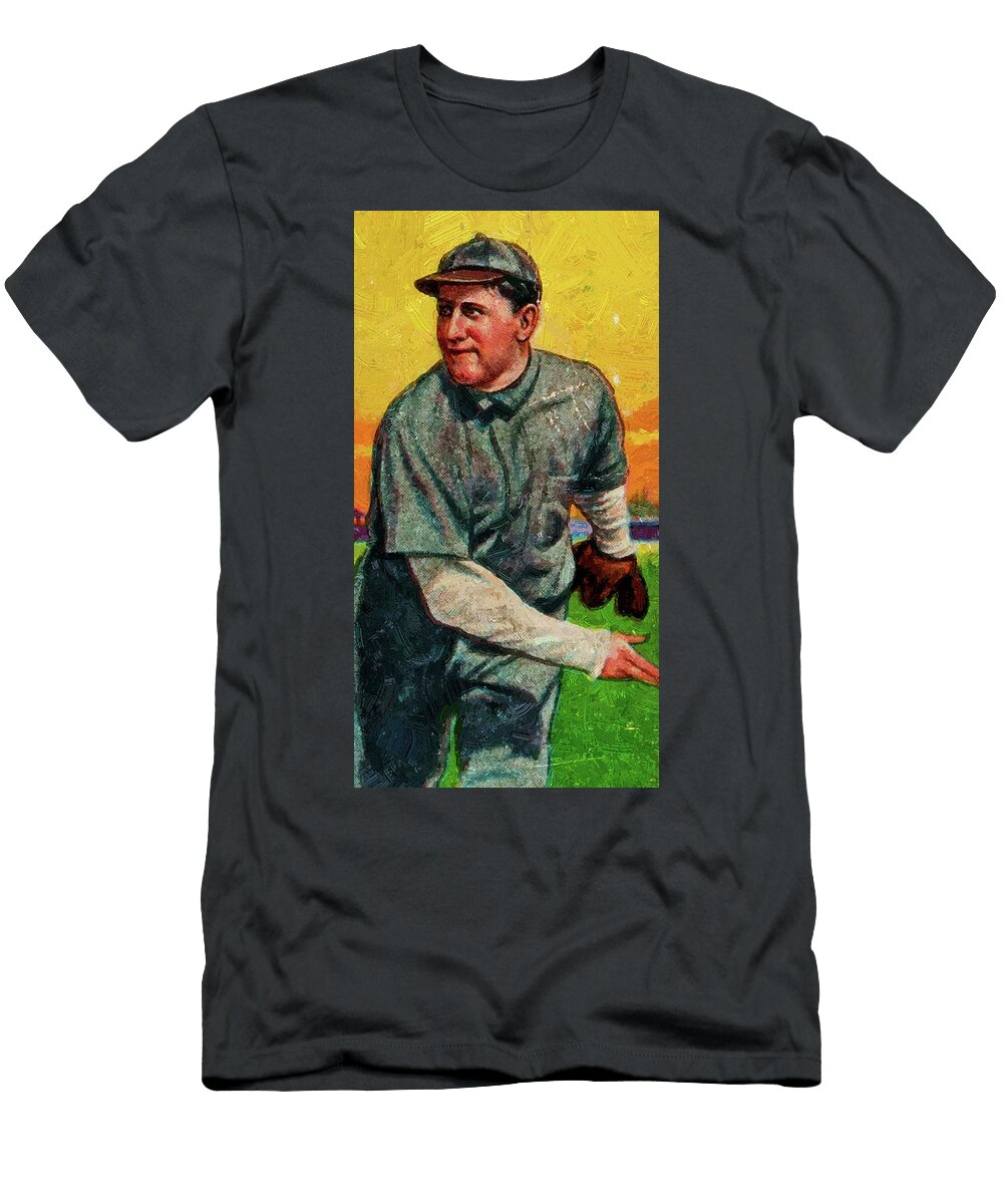 American Beauty Rube Geyer Baseball Game Cards Oil Painting Celestial Images T-Shirt