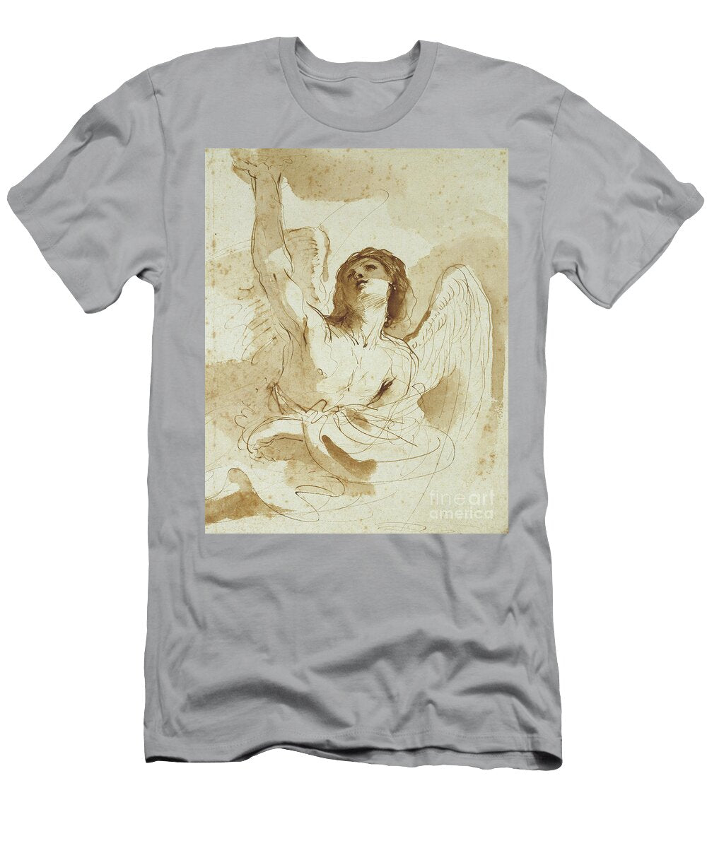 An Angel Pen and Brown Ink with Brown Wash Guercino T-Shirt
