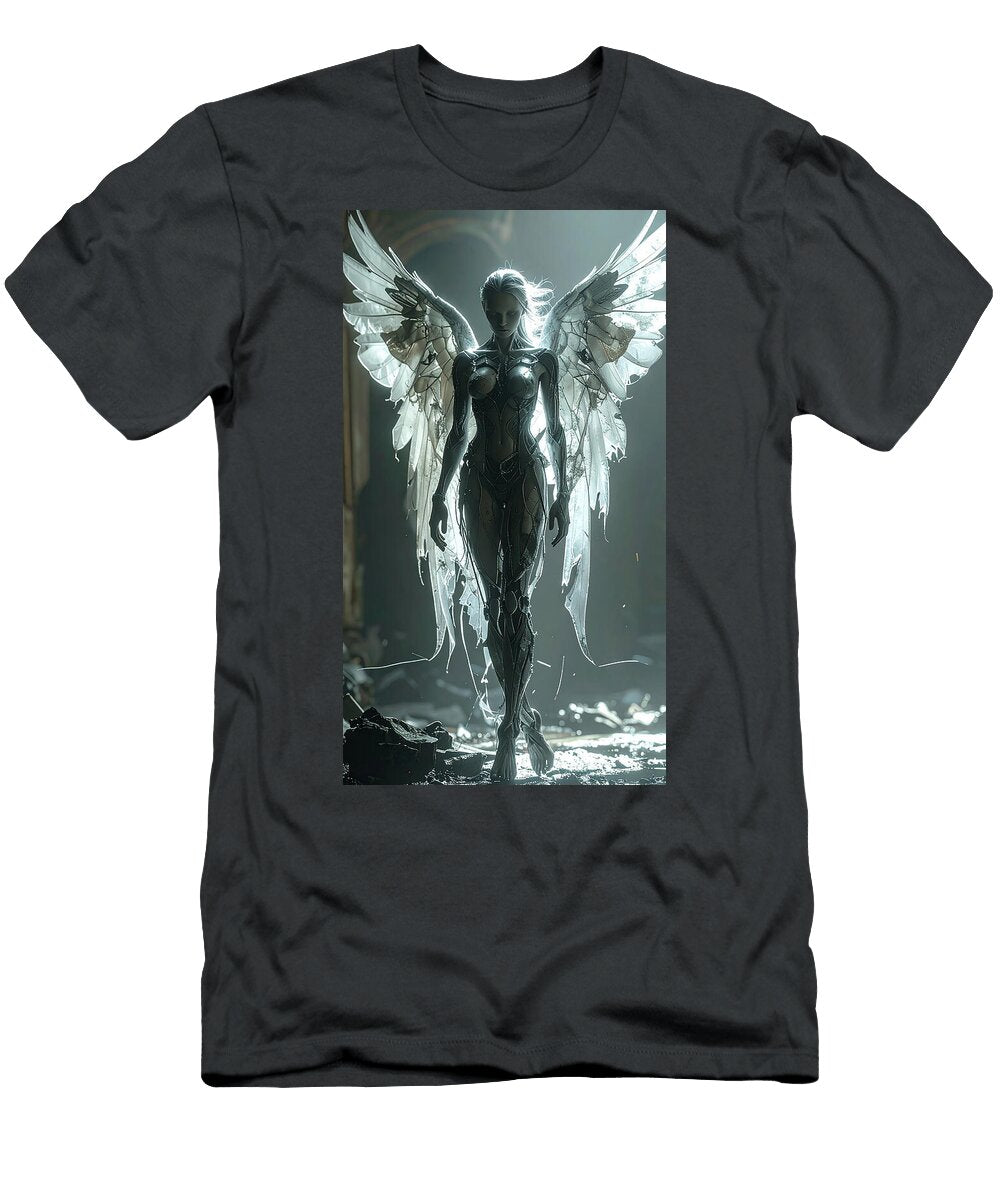 Angelic Figure in Sunlit Ruins Tricky Woo T-Shirt