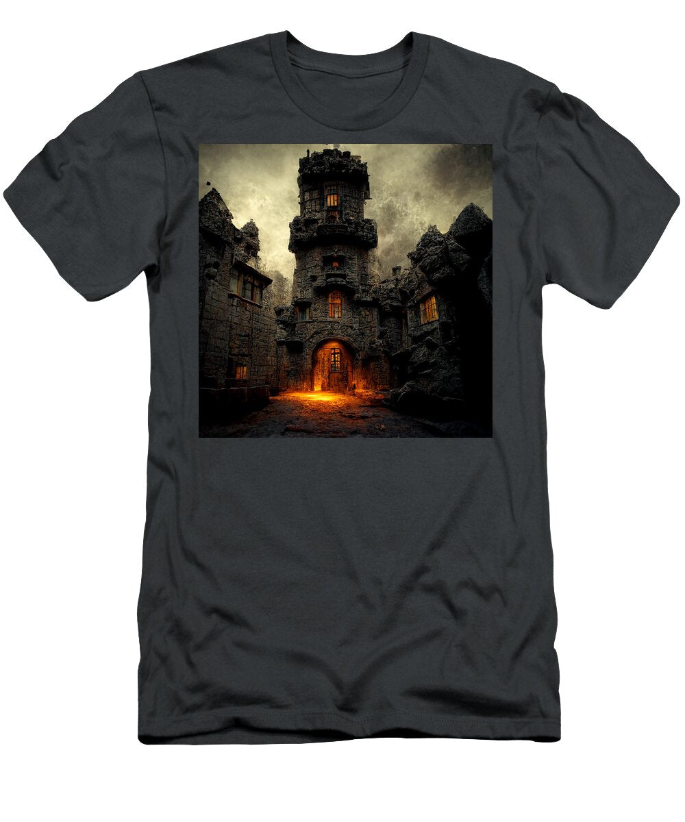 Angry Castle Dungeon School Gritty Texture Stone Cinema 1406dc74 Cb67 4035 9da4 4cf045c Celestial Images T-Shirt