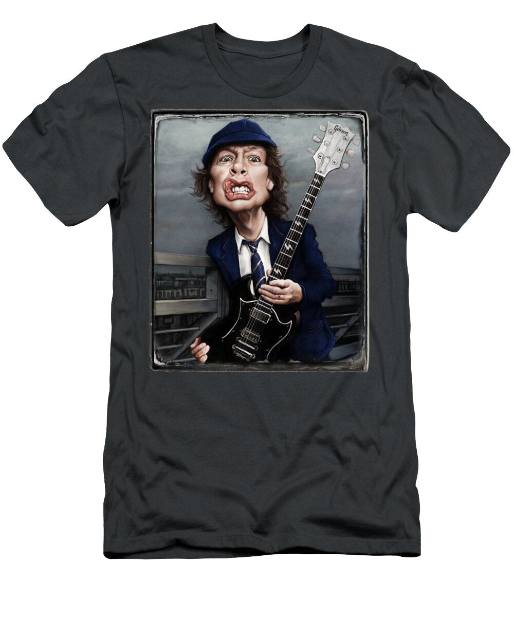 Angus Young Andre Koekemoer T-Shirt