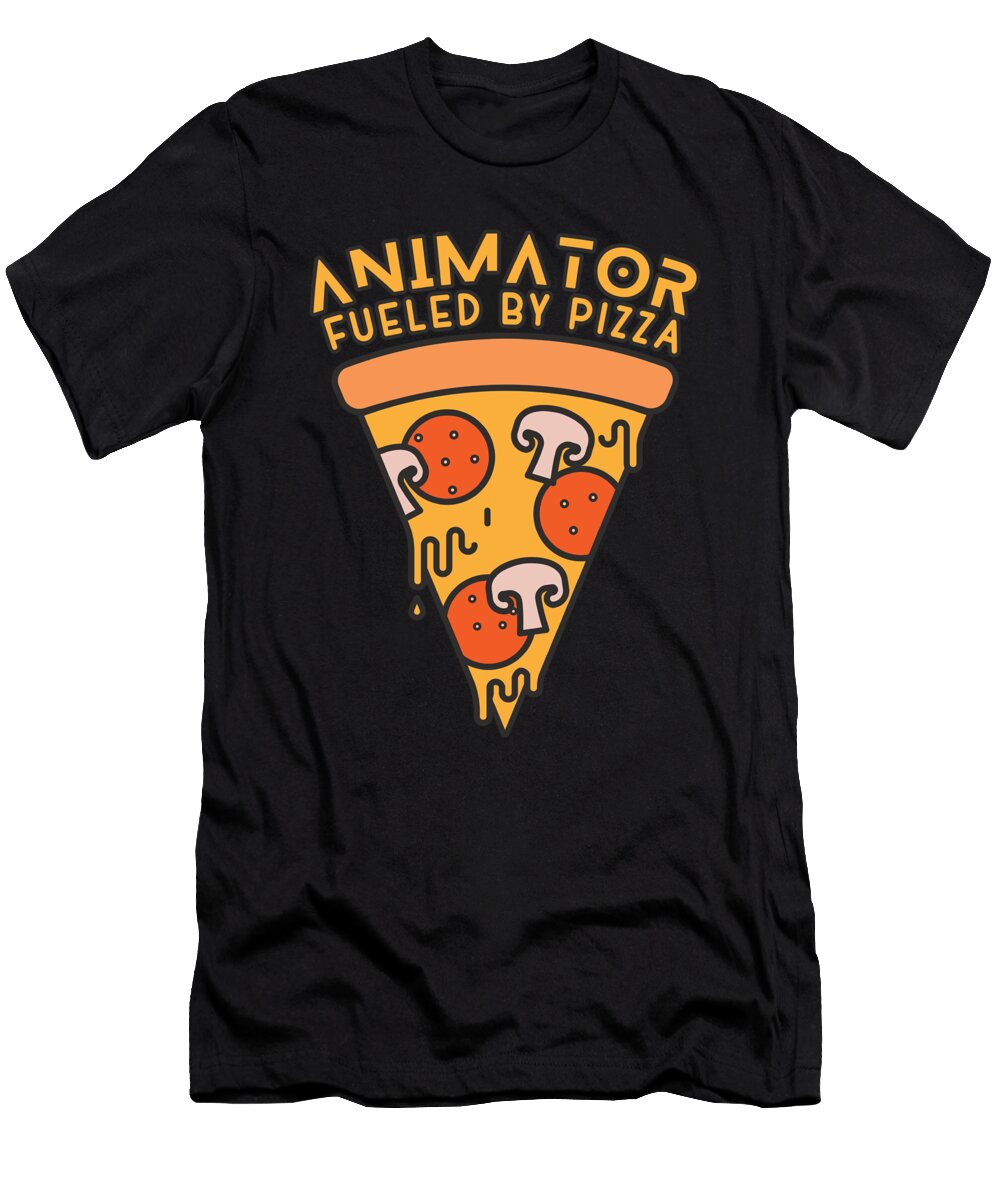 Animator Fueled By Pizza Kaylin Watchorn T-Shirt