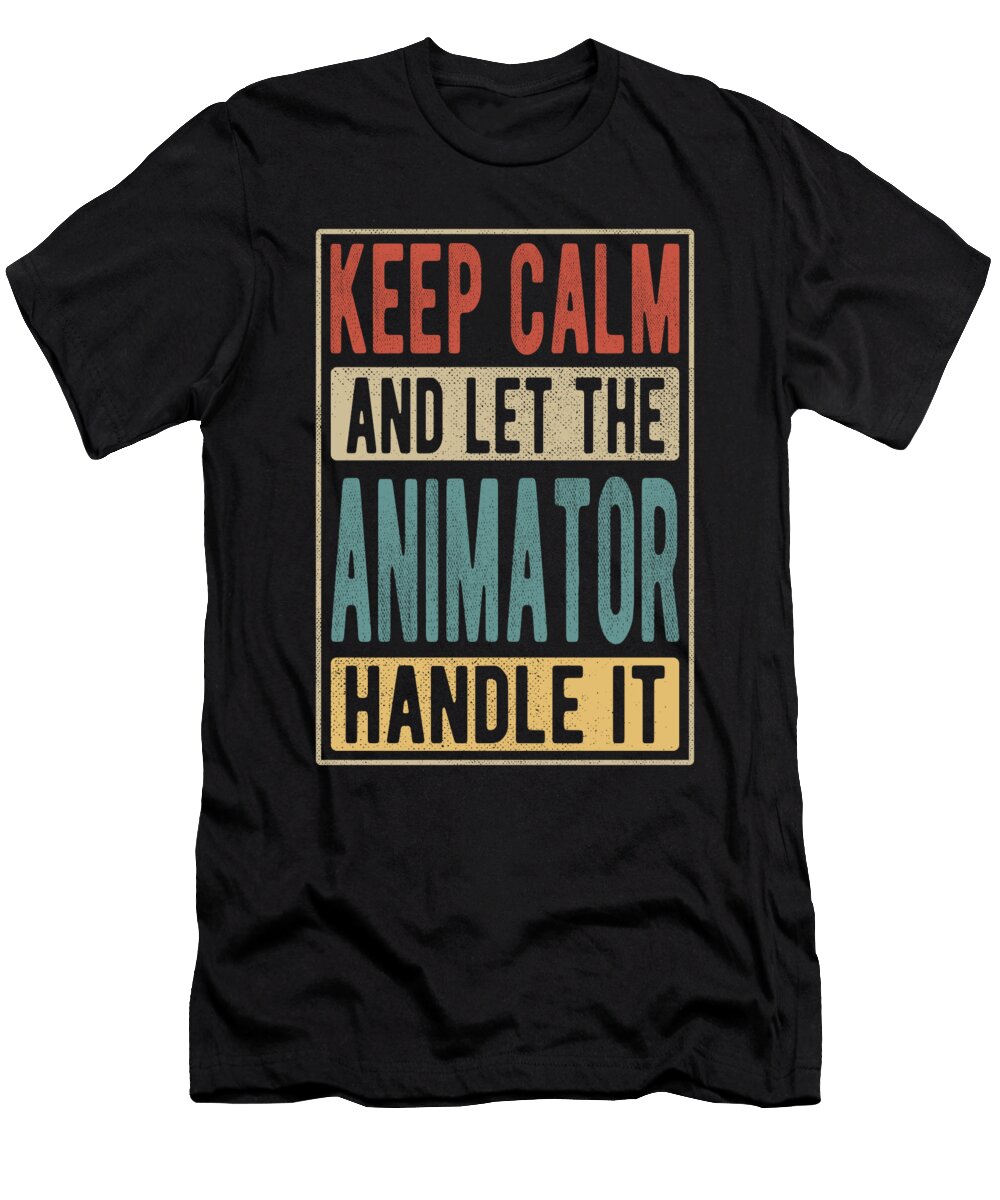 Animator Retro Gift Manuel Schmucker T-Shirt