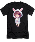 Anime Girl Bunny Kawaii Easter Style Melissa Ward T-Shirt