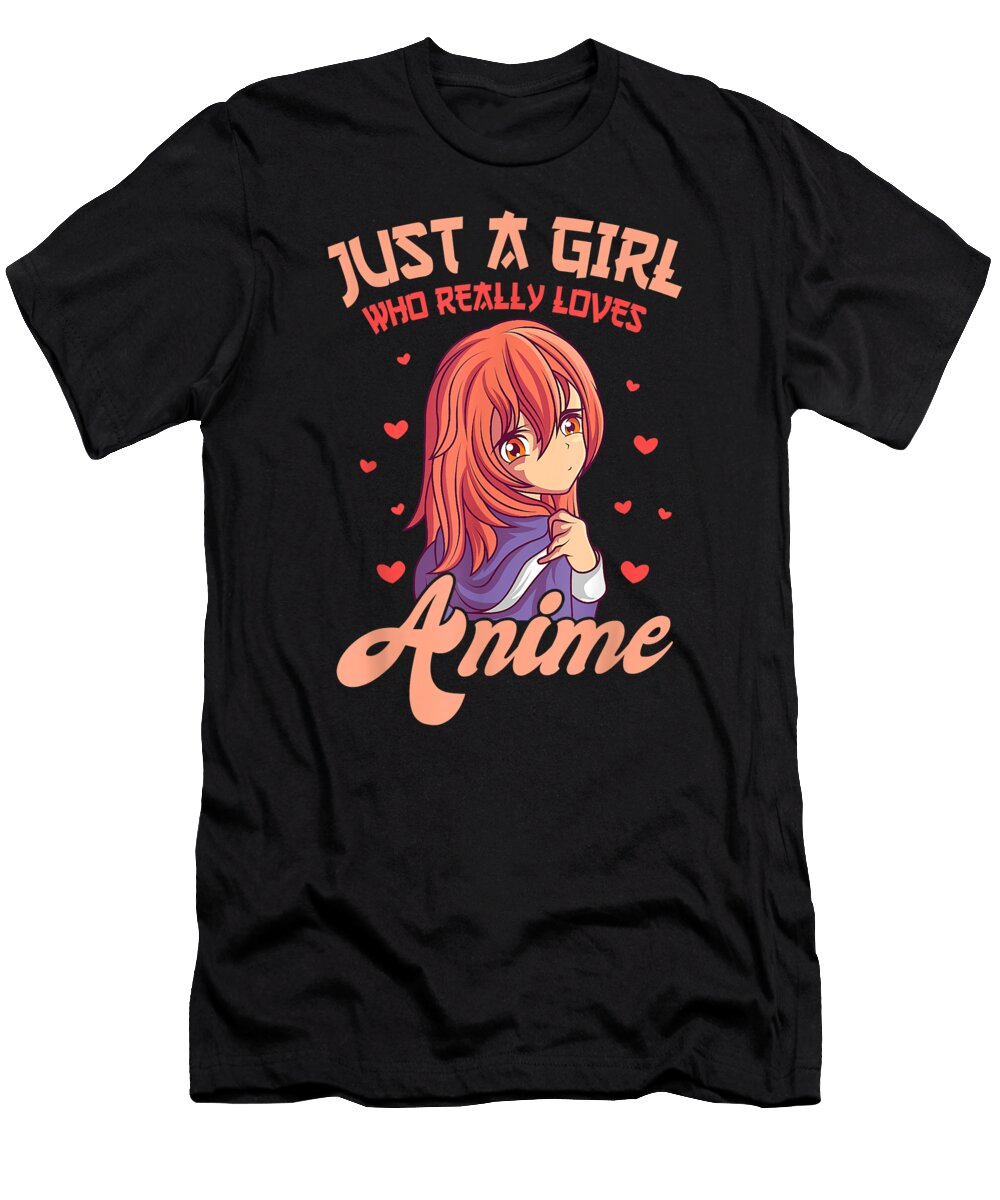 Anime Girl Japan Lover Art Cosplayer Japanese Animation Dnt Prints T-Shirt