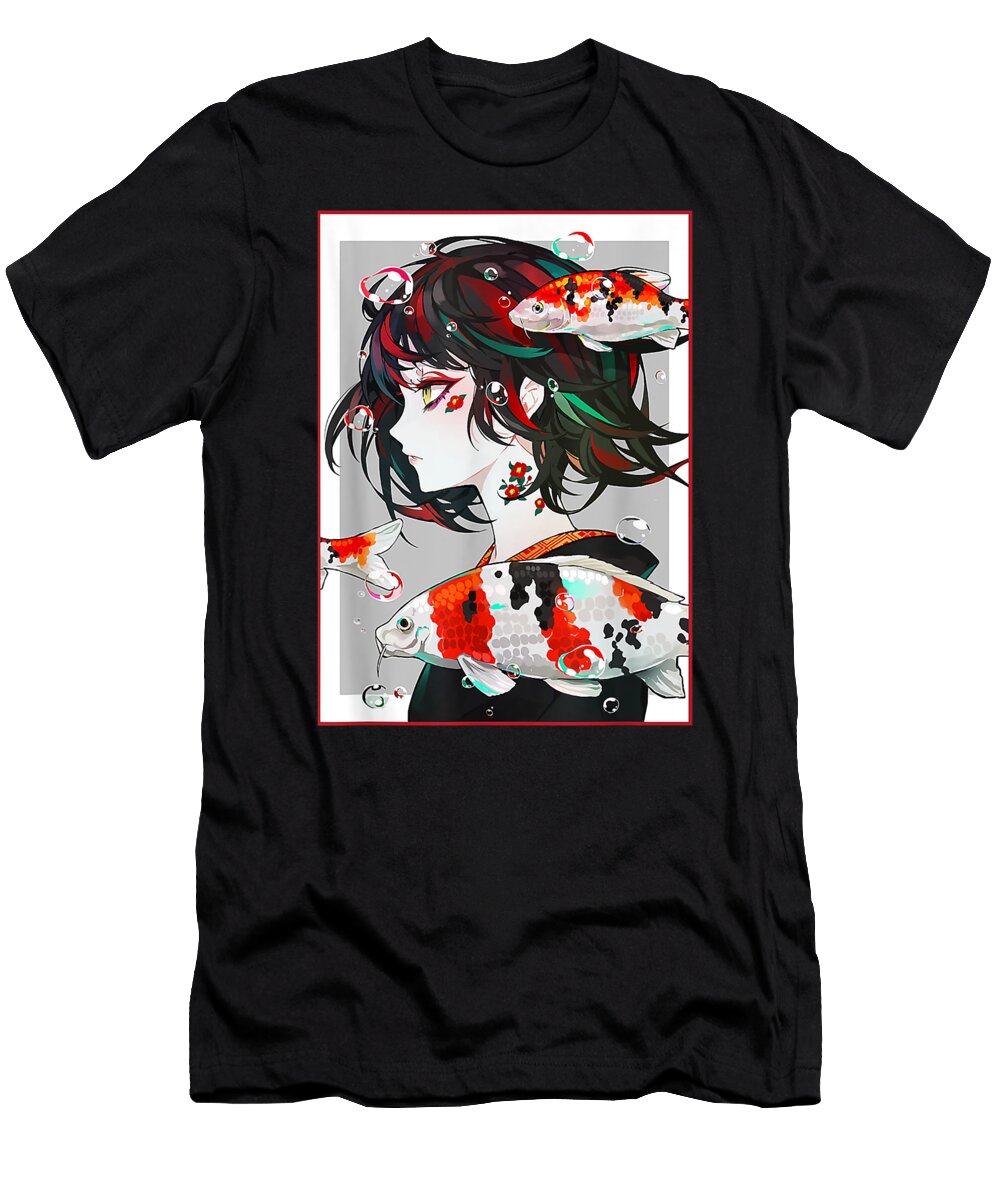Anime Girl Japanese Aesthetic Anime Otaku Dnt Prints T-Shirt