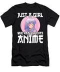 Anime Girl Merch Otaku Gift Just a Girl Who Loves Anime Dnt Prints T-Shirt