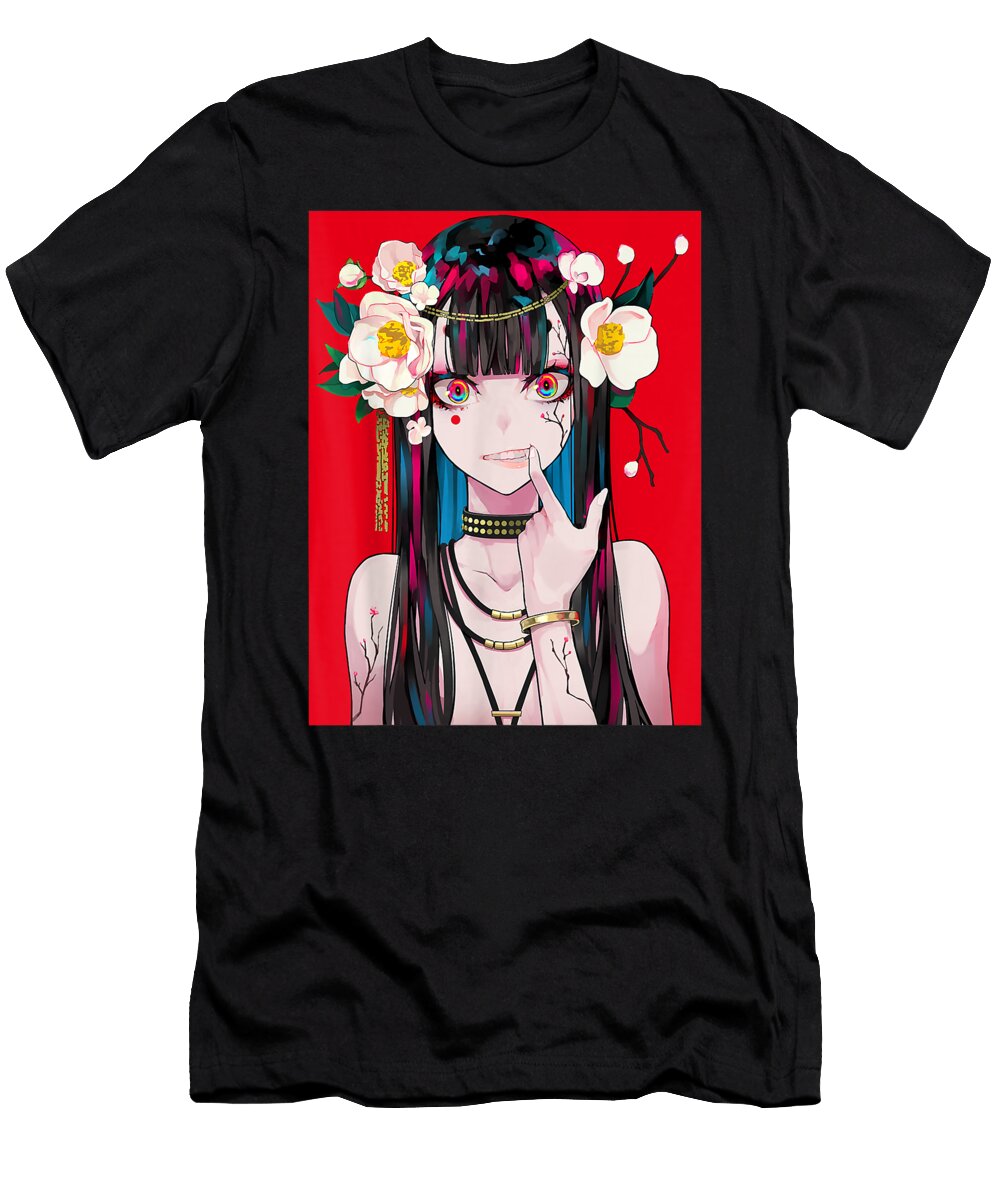 Anime Girl Waifu Japanese Aesthetic Kawaii Otaku Dnt Prints T-Shirt